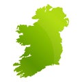 Ireland landmark teritory icon, cartoon style Royalty Free Stock Photo