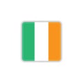 Ireland national flag flat icon