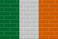 Ireland brick flag illustration