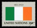 IRELAND - Postage Stamp of Ireland national flag