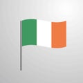 Ireland waving Flag