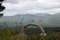 Ireland, on the way to Mount Brandon there is a place to rest with a small cross.