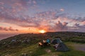 Ireland wild camping on the Sheep`s Head Peninsula