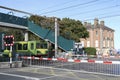 Irelands DART Train Passing Barrier.