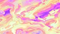 Iridescent background. Crazy wavy texture. Fluid neon waves. Trippy liquid rainbow effect. Acid marbling holographic mixture