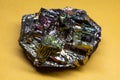 iridescent bismuth crystals