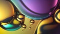 Iridescent Bubble glassy gradients texture background