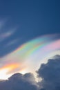 Iridescent cloud,Irisation