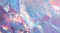 Iridescent crystal background showing abstract pastel light refraction Royalty Free Stock Photo