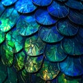 Iridescent Dragon Scales Texture Background Royalty Free Stock Photo