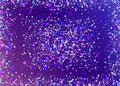 Iridescent Glare. Violet Disco Sparkles. Neon Glitter. Laser Chr Royalty Free Stock Photo