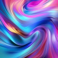 Iridescent Illusion on Solid Color Background Royalty Free Stock Photo