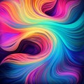 Iridescent Illusion on Solid Color Background Royalty Free Stock Photo