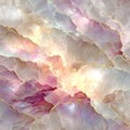 Iridescent marble texture with soft pastel layers and golden veins abstract background Royalty Free Stock Photo