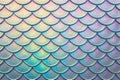 Iridescent mermaid scale pattern, abstract and colorful Royalty Free Stock Photo