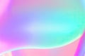 Iridescent neon background. Holographic Abstract soft pastel colors backdrop. Hologram Foil Aesthetic. Trendy vaporwave creative