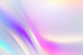 Iridescent neon background. Holographic Abstract soft pastel colors backdrop. Hologram Foil Aesthetic. Trendy vaporwave creative