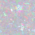 Iridescent pearl opal coloring pattern for print. Seamless nacreous rainbow spots texture. Pearlescent mix of pastel colors