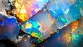 Iridescent Opal Gemstone Macro Royalty Free Stock Photo