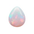 Iridescent Pink and White Opal Gemstone Royalty Free Stock Photo