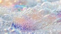 Iridescent Soap Bubbles Close-Up Texture for Backgrounds and Design Posters