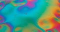 Iridescent soap film surface with delicate network of lines and bubbles in vibrant gradient Royalty Free Stock Photo