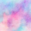 Iridescent watercolor background. Hand drown texture