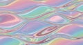 Iridescent waves abstract fluid pattern Royalty Free Stock Photo