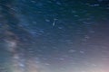 Iridium satellite trail