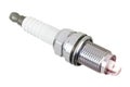 Iridium spark plug with sparking glow