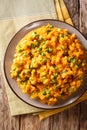 Irio Mashed Sweet Potato with Peas and Corn - Kenyan closeup.