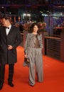 Iris Berben and her partner Heiko Kiesow during 68th Berlinale 2018