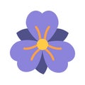 Iris Icon Image.
