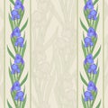 Iris vertical border