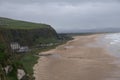 Irish beach near the mussenden temple