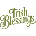 Irish Blessings Calligraphy Design Art Royalty Free Stock Photo