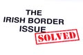 Irish Border Issue Solved