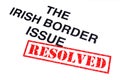 Irish Border Issue Resolved