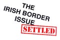 Irish Border Issue Settled