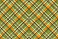 Irish check plaid fabric texture seamless pattern