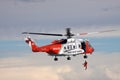 Irish Coast Guard helicopter, Bray, Ireland