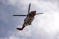 Irish coastguard rescue copter Royalty Free Stock Photo