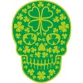 Irish coat of arms with skull