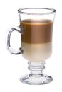 Irish coffee close up Royalty Free Stock Photo