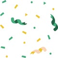 Irish confetti editable vector eps file Royalty Free Stock Photo