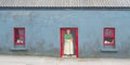 Irish Cottage With Painted Doors and Windows