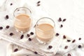 Irish cream coffee liqueur Royalty Free Stock Photo