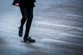 Irish Dancer with a Black Dress Royalty Free Stock Photo