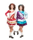 Irish dancers in hard shoes Royalty Free Stock Photo