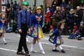 Irish Dancers, St. Patrick's Day Parade Royalty Free Stock Photo
